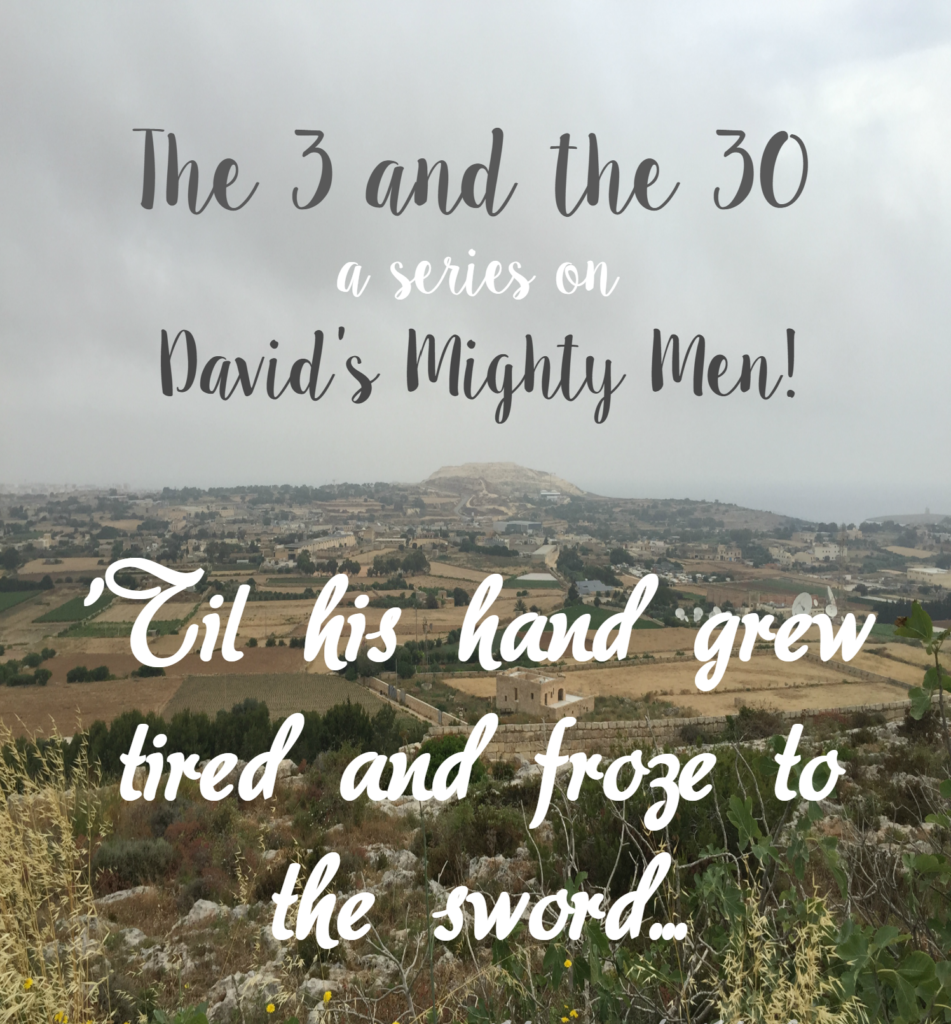The 3 and the 30 Til his hand grew tired and froze to the sword