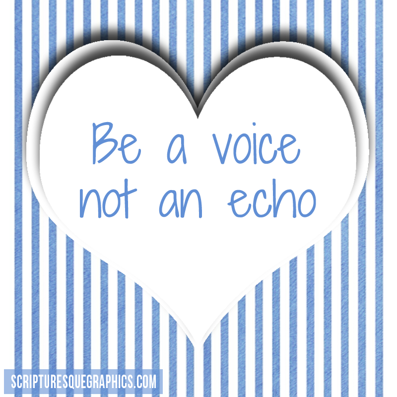 Be a voice